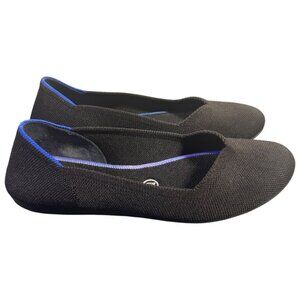 Rothys Women's Black & Blue Pointed Flats Size 7.5